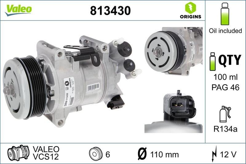 VALEO 813430 Kompressor CITROEN C4 Picasso/PEUG 308