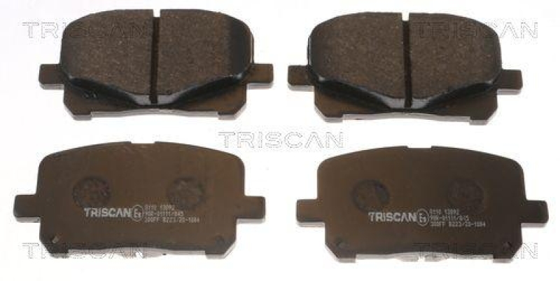 TRISCAN 8110 13092 Bremsbelag Vorne für Toyota Previa Ii