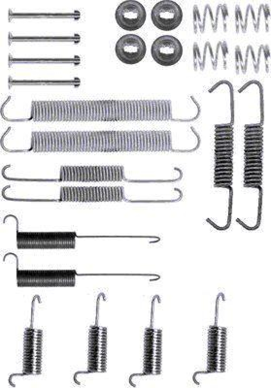 HELLA 8DZ 355 200-261 Zubehörsatz Bremsbacken X0072