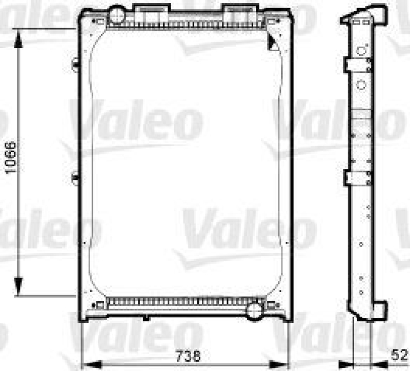 VALEO 732972 Motorkühler MAN F2000 (94-)