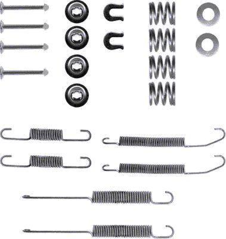 HELLA 8DZ 355 200-271 Zubehörsatz, Bremsbacken für NISSAN