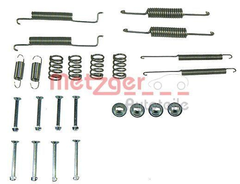 METZGER 105-0569 Zubehörsatz, Bremsbacken für AUDI/SEAT/SKODA/VW