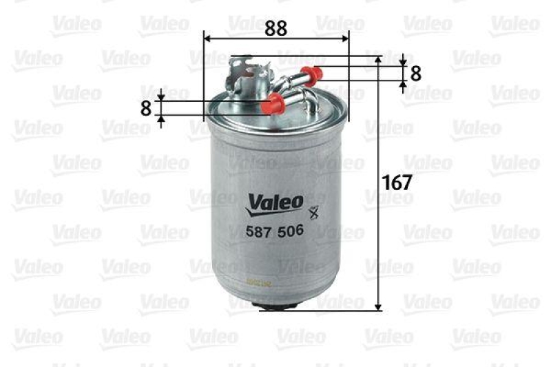 VALEO 587506 Kraftstofffilter, Diesel