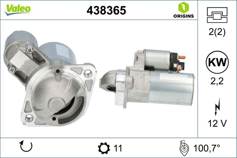 VALEO 438365 Starter Neu - ORIGINS