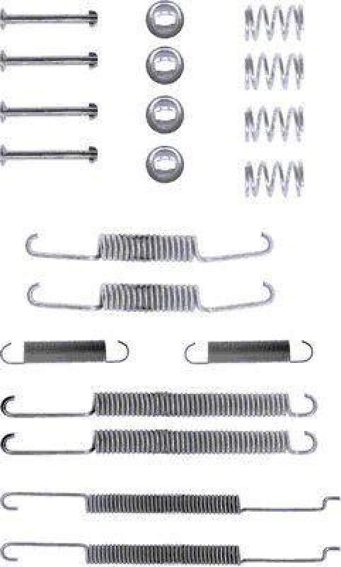 HELLA 8DZ 355 200-291 Zubehörsatz Bremsbacken X0076