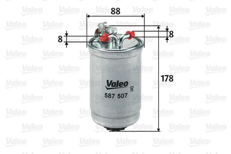 VALEO 587507 Kraftstofffilter, Diesel