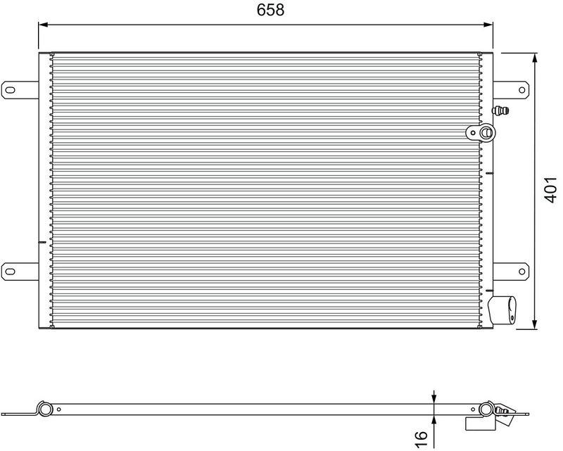 VALEO 814004 Kondensator AUDI A6 (2004>)