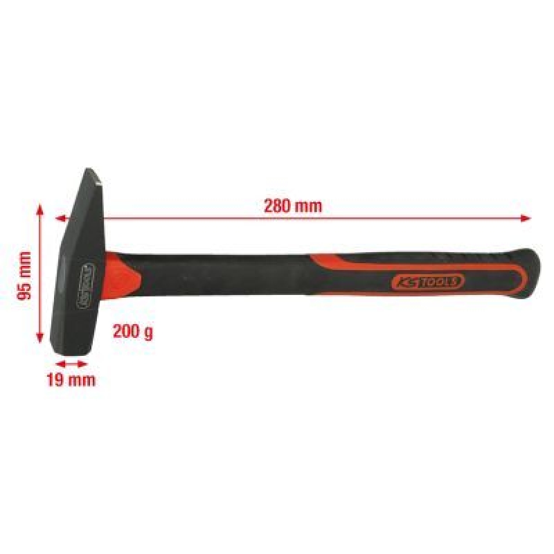 KS TOOLS 142.1321 Schlosserhammer