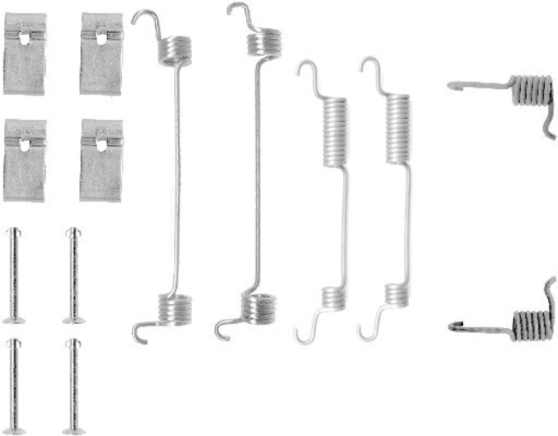 HELLA 8DZ 355 200-321 Zubehörsatz Bremsbacken X0080