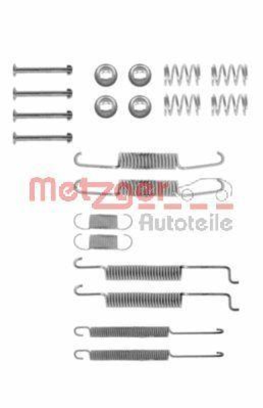 METZGER 105-0597 Zubehörsatz, Bremsbacken für AUDI/VW