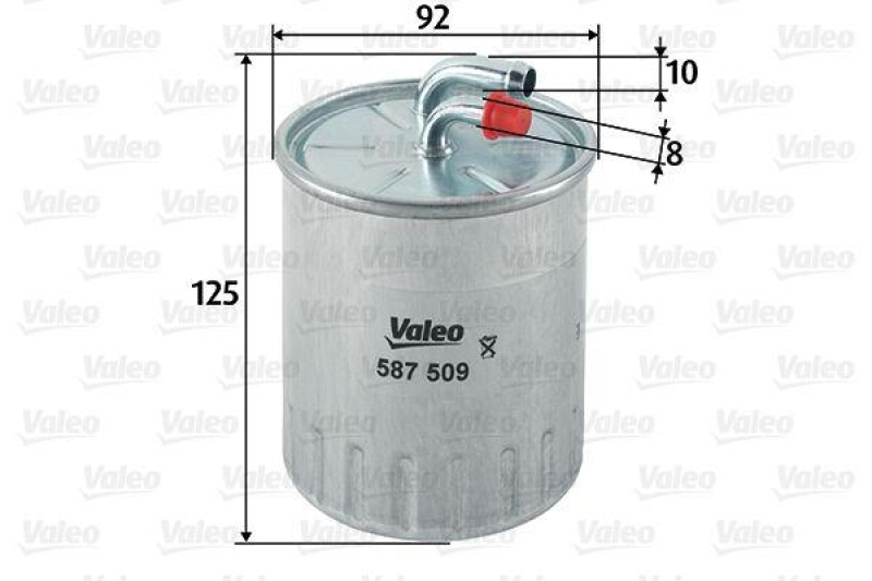 VALEO 587509 Kraftstofffilter, Diesel