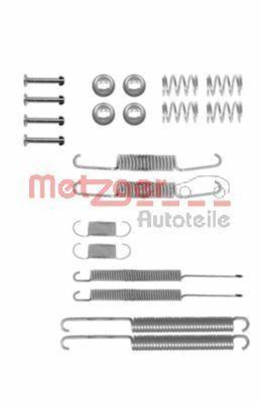 METZGER 105-0598 Zubehörsatz, Bremsbacken für AUDI/VW