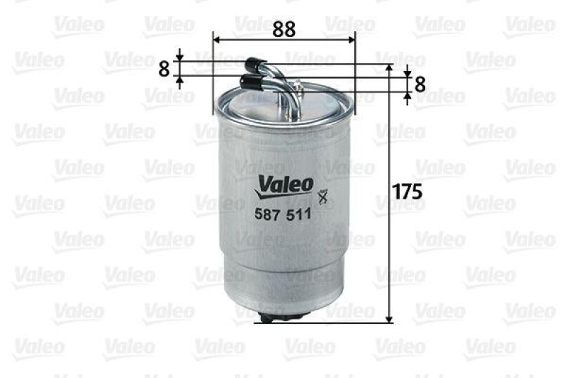 VALEO 587511 Kraftstofffilter, Diesel