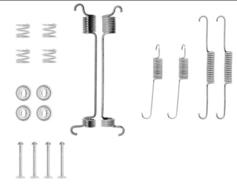 HELLA 8DZ 355 200-351 Zubehörsatz Bremsbacken X0084