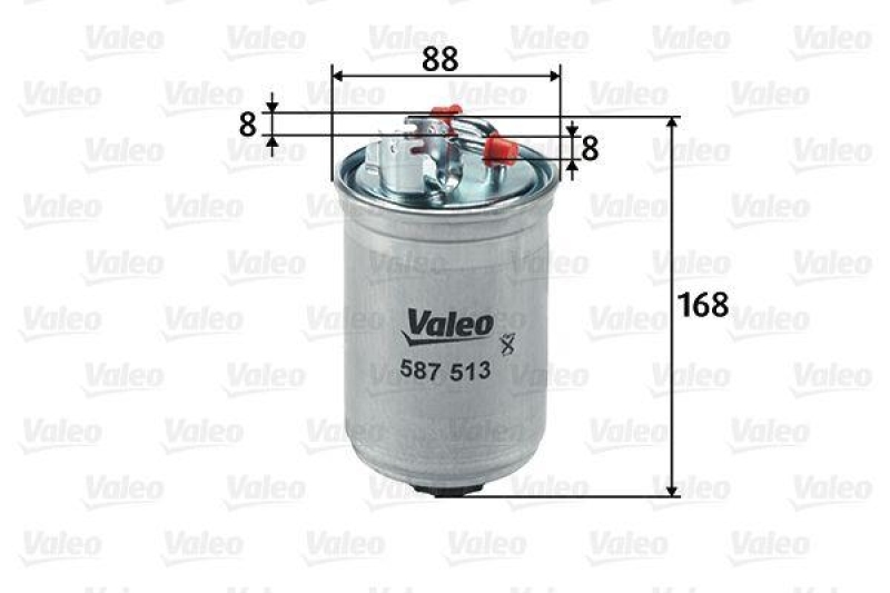 VALEO 587513 Kraftstofffilter, Diesel