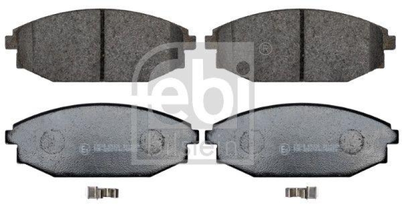 FEBI BILSTEIN 170266 Bremsbelagsatz für HYUNDAI