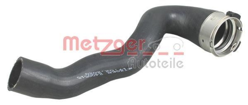 METZGER 2400515 Ladeluftschlauch für OPEL/RENAULT 1 SCHLAUCH M. METALLKUPPL.