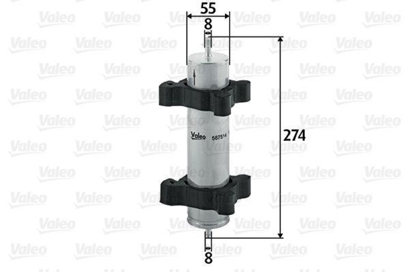 VALEO 587514 Kraftstofffilter, Diesel