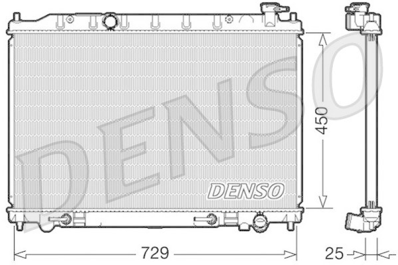 DENSO DRM46029 Kühler NISSAN MURANO (Z50) 3.5 4x4 (2003 - )