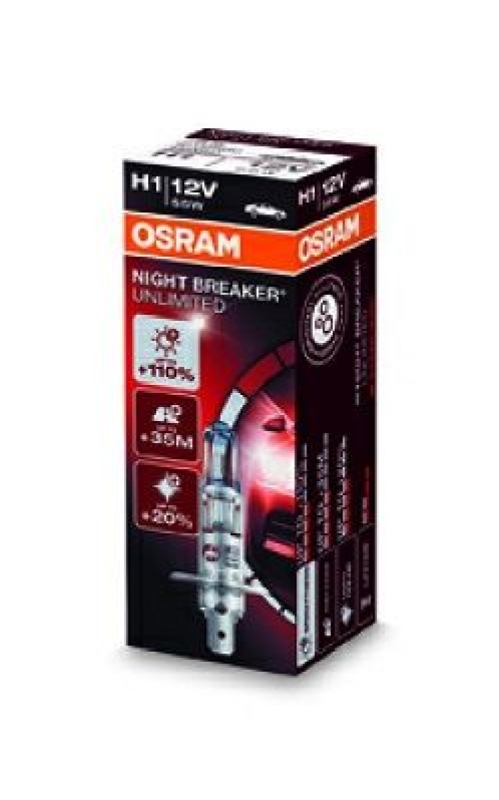 OSRAM 64150NBU Glühbirne H1 NIGHT BREAKER UNLIMITED 55W