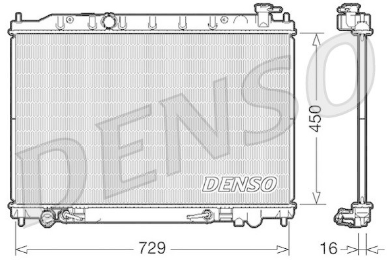 DENSO DRM46030 Kühler NISSAN Murano Aut. 09/04-