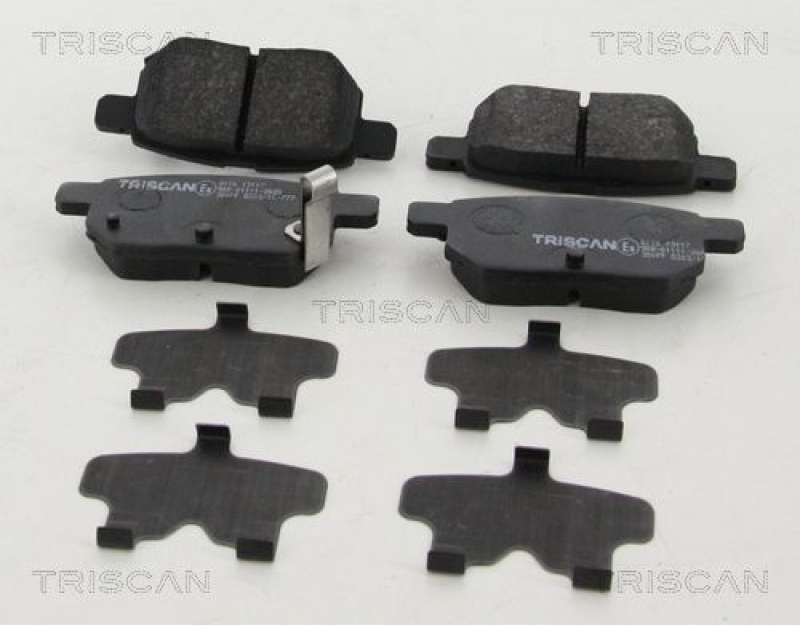 TRISCAN 8110 13117 Bremsbelag Hinten für Toyota Prius