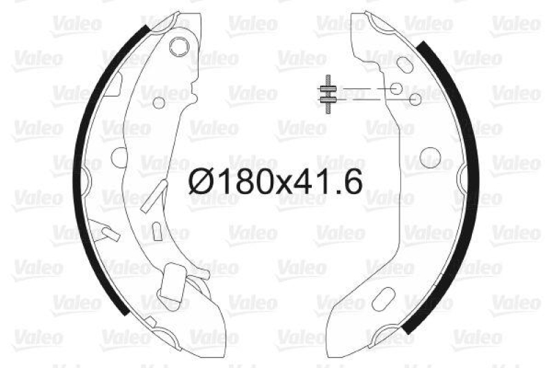 VALEO 562645 Bremsbacken-Satz