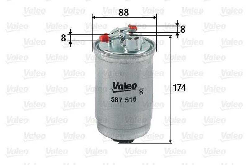 VALEO 587516 Kraftstofffilter, Diesel