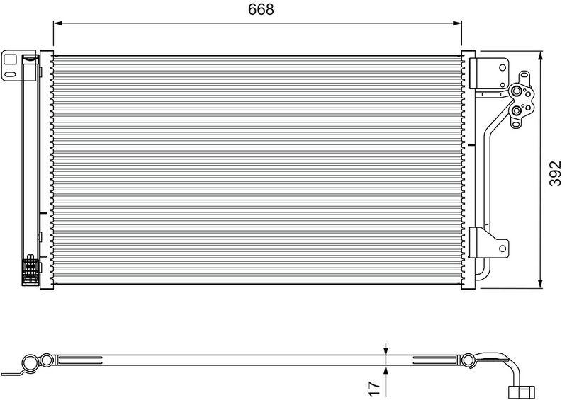 VALEO 814015 Kondensator Volkswagen Transporter 7J/