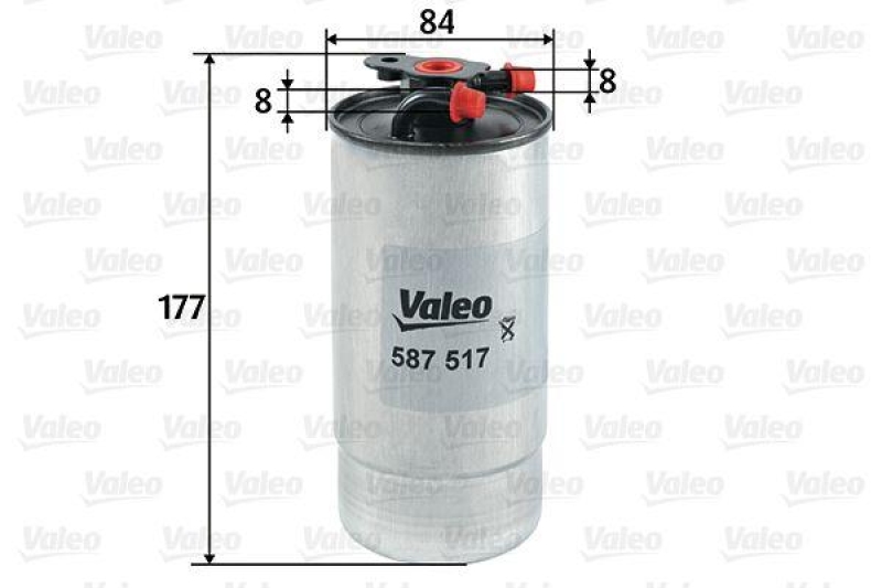 VALEO 587517 Kraftstofffilter, Diesel