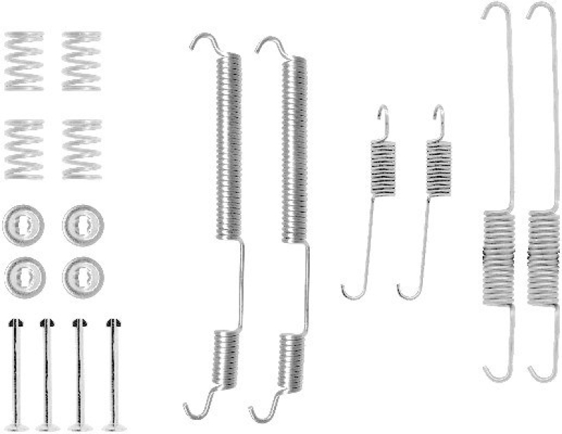 HELLA 8DZ 355 200-421 Zubehörsatz Bremsbacken X0091