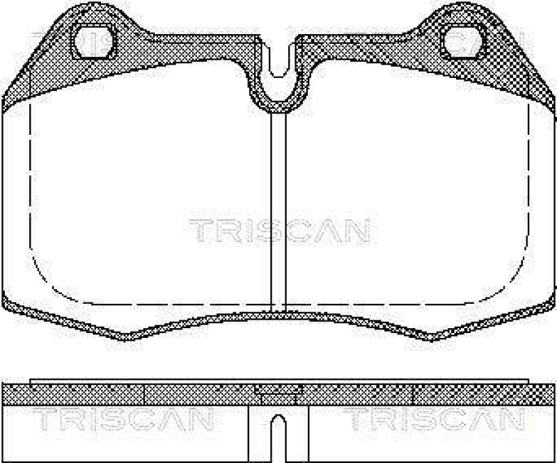 TRISCAN 8110 11004 Bremsbelagsatz Scheibenbremse