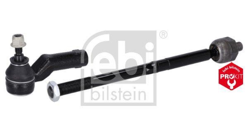 FEBI BILSTEIN 43525 Spurstange mit Endstück, Mutter und Sicherungsmutter für Ford