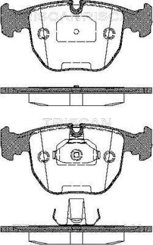 TRISCAN 8110 11006 Bremsbelag Vorne für Bmw