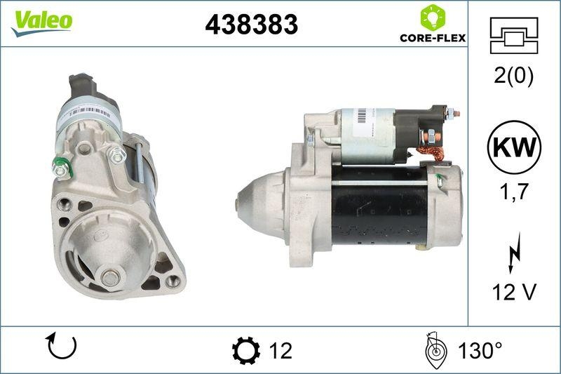 VALEO 438383 Starter - CORE-FLEX - C180- C220- E2