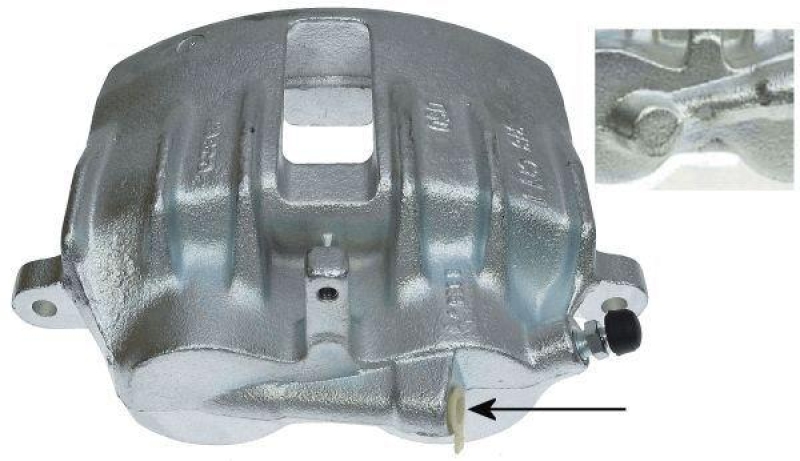 HELLA 8AC 355 385-991 Bremssattel für MB/VW