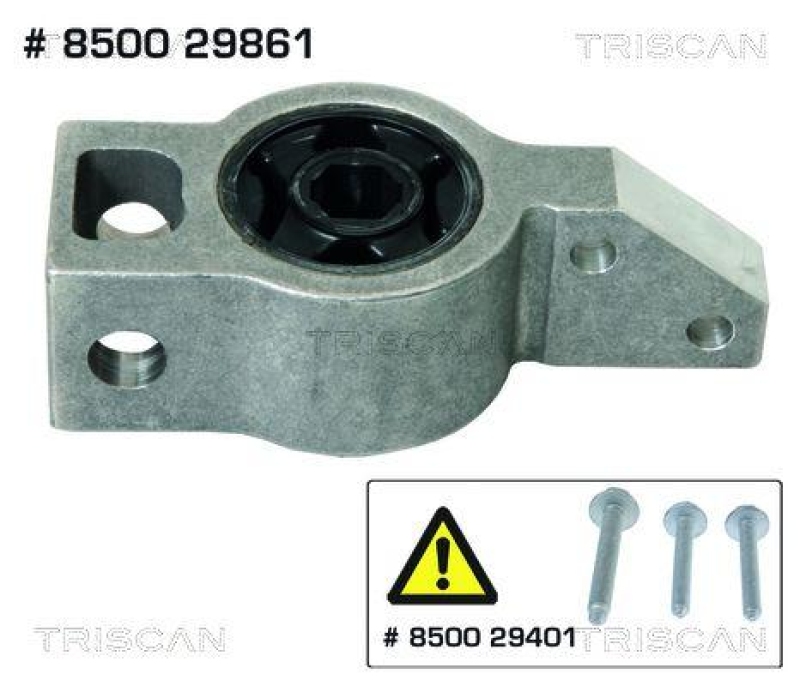 TRISCAN 8500 29861 Gummimetallager für Audi, Seat, Skoda, Vw