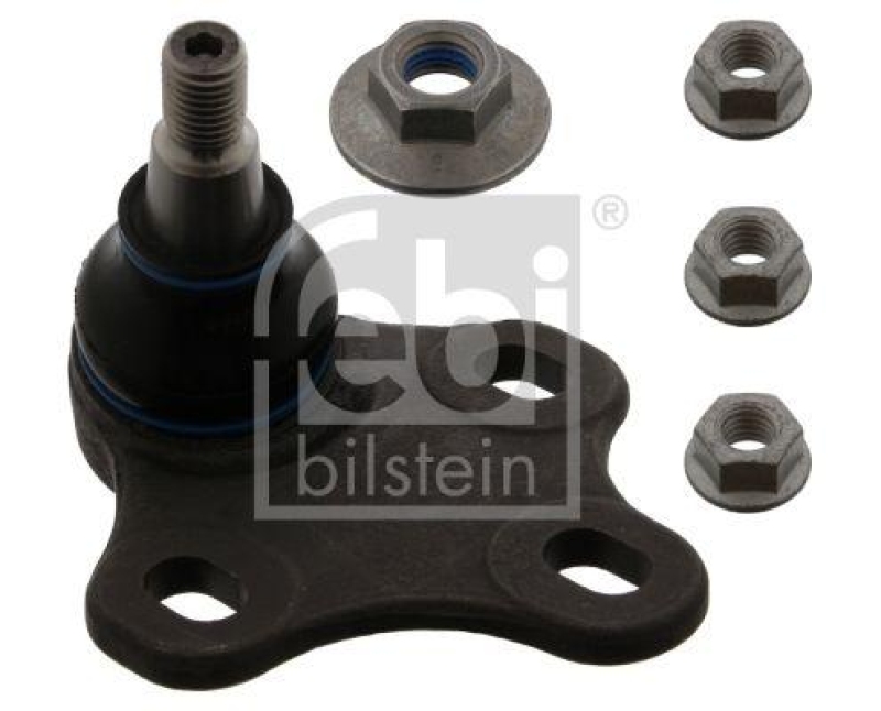 FEBI BILSTEIN 40539 Traggelenk mit Sicherungsmuttern für VW-Audi