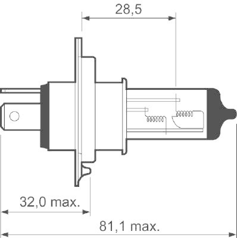 VALEO 032007 H4 Fahrzeuglampe Karton ESSENTIAL