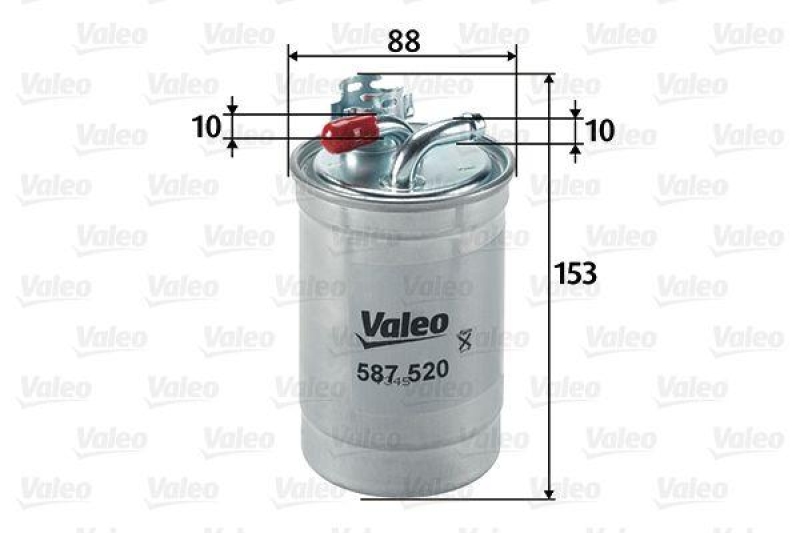 VALEO 587520 Kraftstofffilter, Diesel