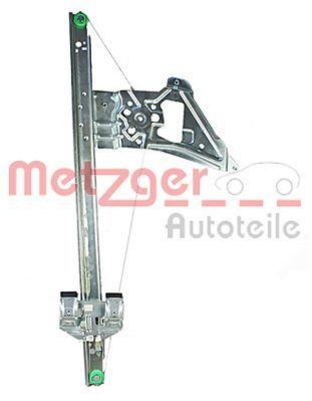 METZGER 2160402 Fensterheber Ohne Motor für MB/VW vorne rechts