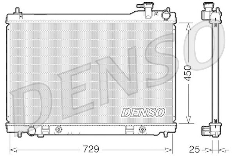 DENSO DRM46100 Kühler INFINITI FX 35 All-wheel Drive (2003 - 2008)
