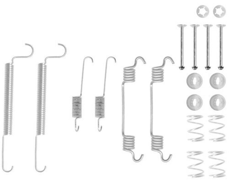 HELLA 8DZ 355 200-461 Zubehörsatz, Bremsbacken für OPEL