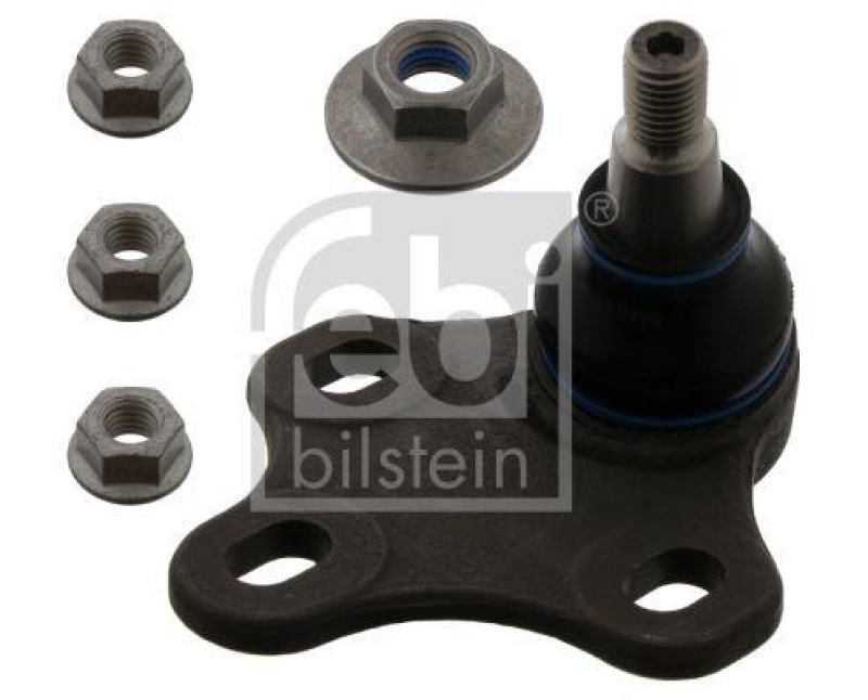 FEBI BILSTEIN 40540 Traggelenk mit Sicherungsmuttern für VW-Audi