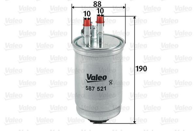 VALEO 587521 Kraftstofffilter, Diesel