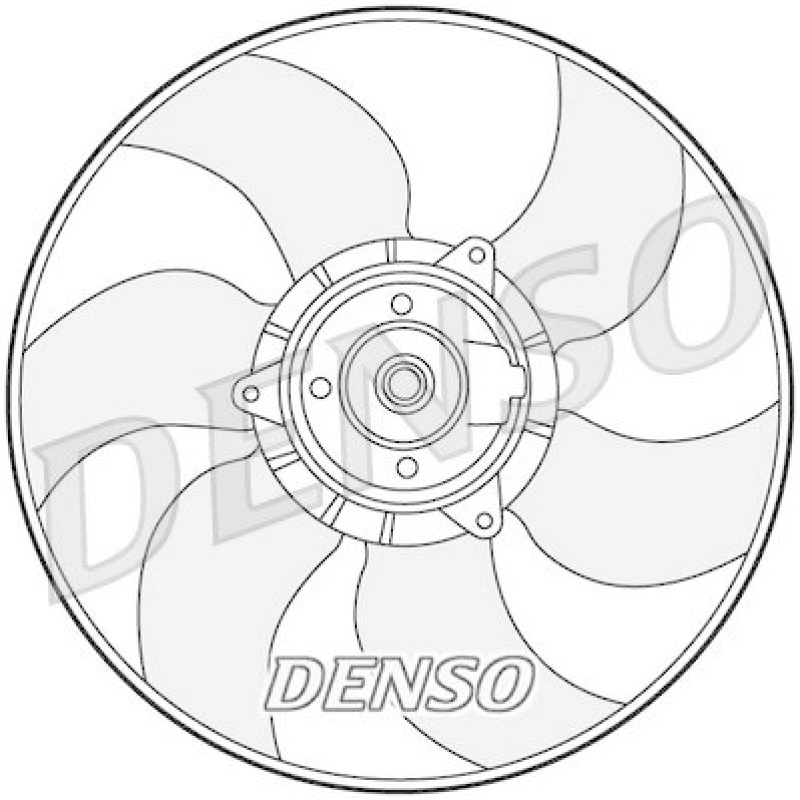 DENSO DER23001 Kühlerlüfter RENAULT MEGANE II Estate (KM0/1_) 1.6 16V (2006 - )