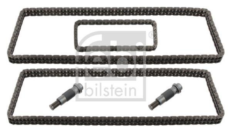 FEBI BILSTEIN 34973 Steuerkettensatz für Nockenwelle und Ölpumpe für Porsche