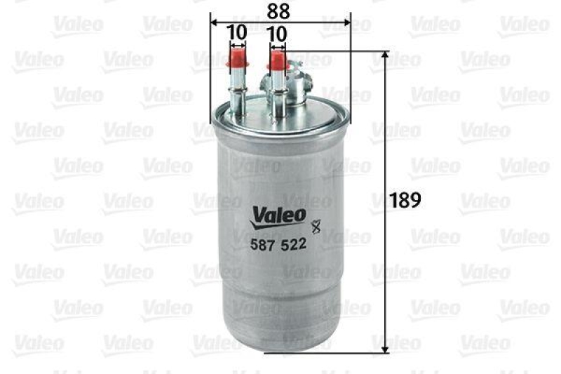 VALEO 587522 Kraftstofffilter, Diesel