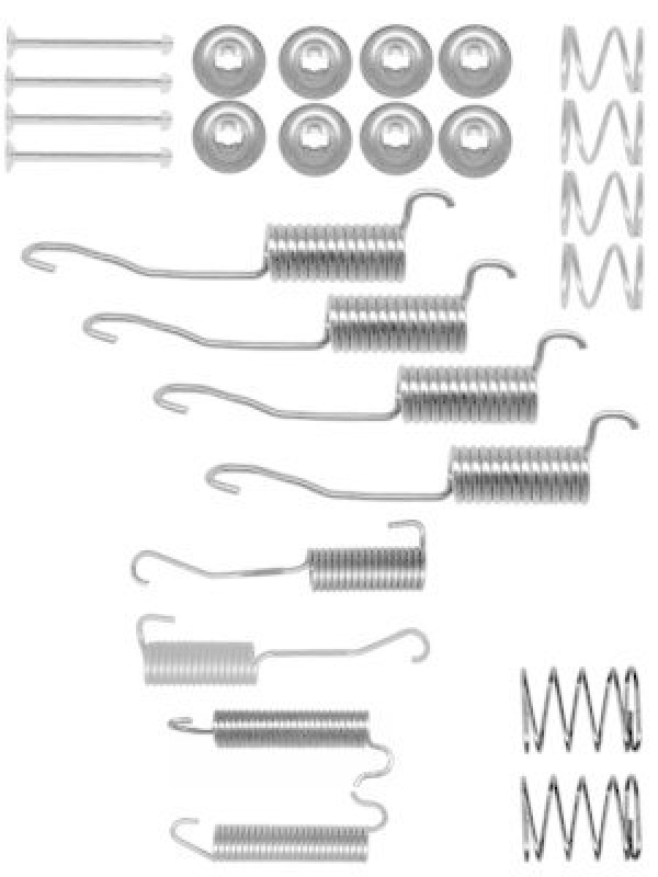 HELLA 8DZ 355 200-501 Zubehörsatz Bremsbacken X0103