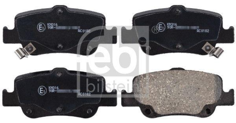 FEBI BILSTEIN 170285 Bremsbelagsatz für TOYOTA